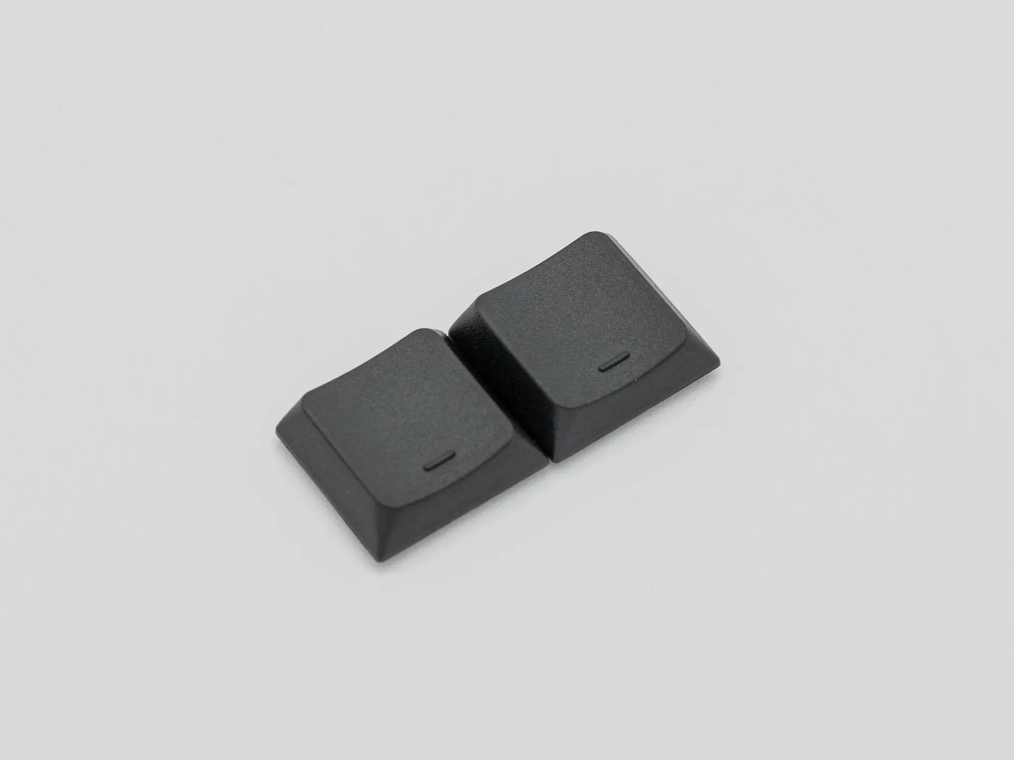 2 x 1U DDC Keycaps Black homing - KeebSupply