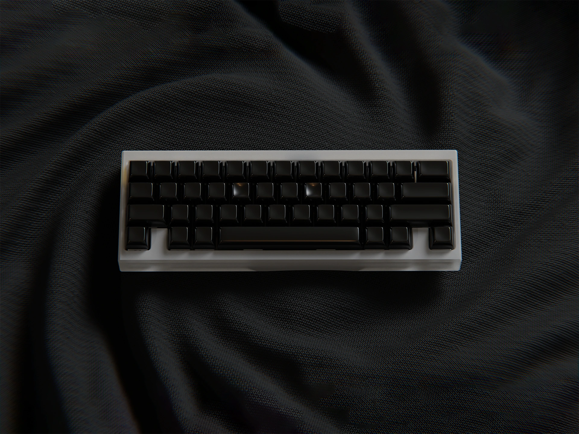 キーボード KAM PBT Blanks Keycaps Black XVX Black Japanese Keycaps, Double Shot PBT Keycap Set, 146